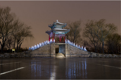 颐和园西堤练桥夜景照明设计赏析