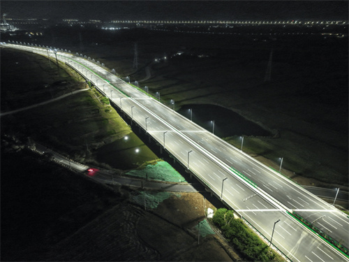 金义中央大道通车│三思智慧综合杆&道路照明系统方案点亮23公里智慧公路整体照明品质大提升